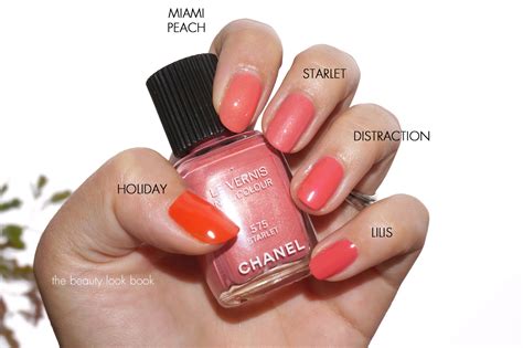 Chanel Le Vernis Shades in Peaches & Corals: Miami 